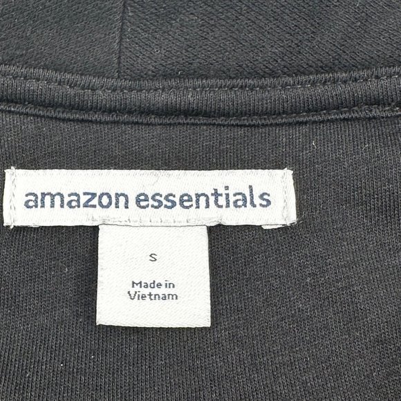 Am Essentials Women's Size Small Button Up Fleece Jacket Black New With Tags - Picture 3 of 14